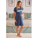 Nočná košeľa na dojčenie Happy Deep Blue