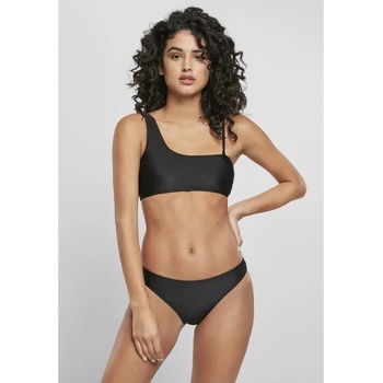 Urban Classics Recycled Asymmetric Top bikini - Black (Black)
