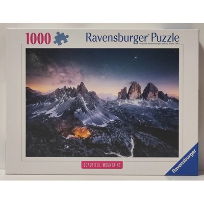 RAVENSBURGER Dechberoucí hory: Tre Cime Dolomity Itálie 1000 dílků