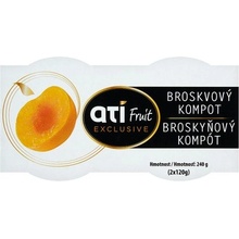 ATI Fruit Exclusive Broskvový kompot 2 x 120 g