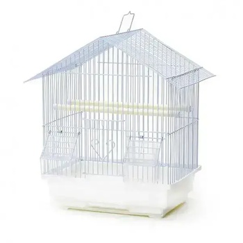 Image 1 of Zoomagzinche Клетка за птици с остър покрив 29x23х39см (A101)