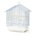 Zoomagzinche Клетка за птици с остър покрив 29x23х39см (A101)