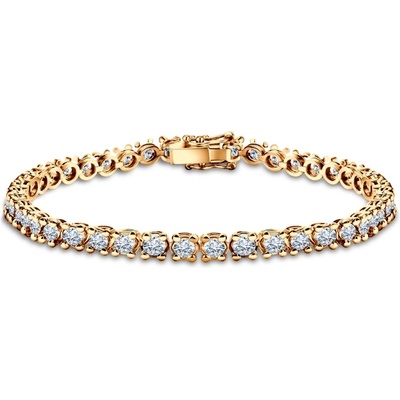 SAVICKI Тенис гривна The Light 4, 5 мм: злато, лабораторни диаманти