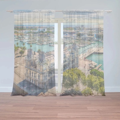 Sablio Záclony Barcelona Prístav: 2ks 150x250cm