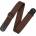 Levy's Single Tone Solid Colored Poly Brown Колан за китара (M8POLY-BRN)