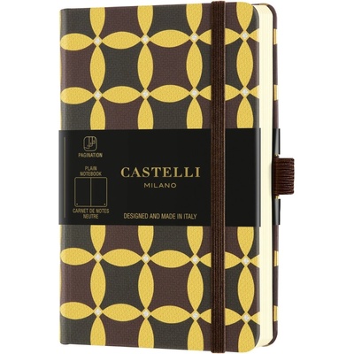 Castelli Бележник Castelli Oro - Corianders, 13 x 21 cm, бели листове (0QC8BZ-006)