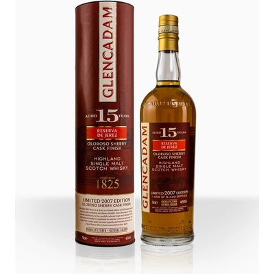 Glencadam Jerez Oloroso 15y 46% 0,7 l (Tuba)