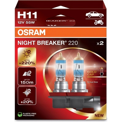 Osram Night Breaker Laser H11 PGJ19-2 12V 60/55W