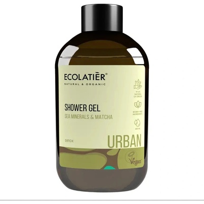 ECOLATIER URBAN MORSKÉ MINERÁLY & MATCHA detox sprchový gél 600 ml