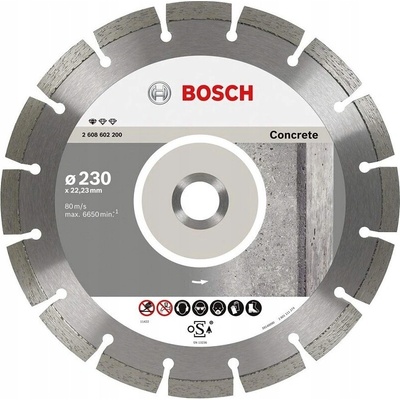 BOSCH DIAMANTOVÝ KOTOUČ 230 CONCRET na beton a železobeton 1 Ks
