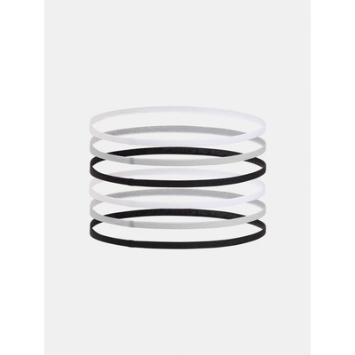 Under Armour Mini elastic 6PK Dámské čelenky šedá