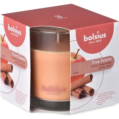 Bolsius True Scents Apple Cinammon 95 x 95 mm