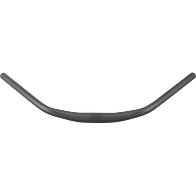 Bontrager Capital 31.8, 630/25mm, Polished Alloy Cruiser Handlebar, černá