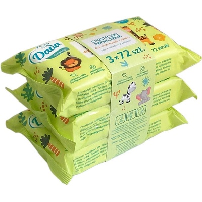 Dada Everyday detské vlhčené utierky 3 x 72 ks