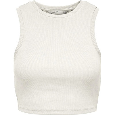 Only dámSKÝ CROP TOP KRÉMOVÝ
