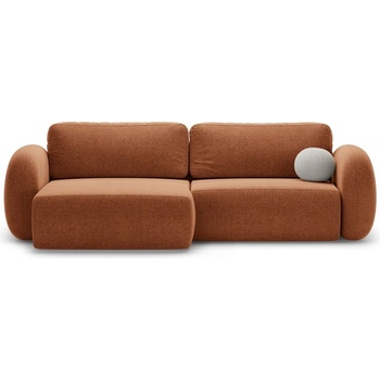 Cosmopolitan Design Шенилов сгъваем/с място за съхранение ъглов диван в тухлен цвят Tonale - Cosmopolitan Design (COS_CORF_214_F1_TONALE3)