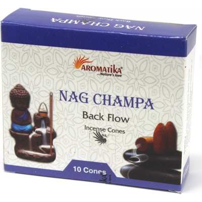 Ancient Wisdom Vonné kužely Aromatika Tekoucí kouř Nag Champa 10 ks