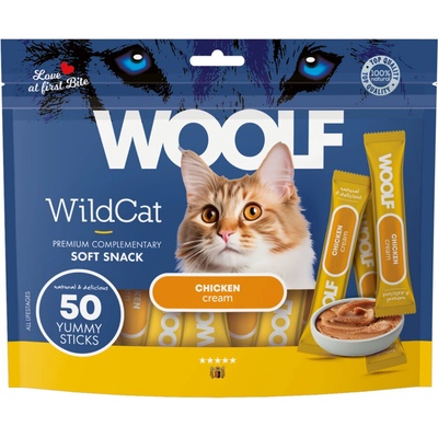 WOOLF Snack WOOLF WildCat Cream Regular Chicken 50 x 14 g
