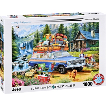 EUROGRAPHICS Пъзел Eurographics от 1000 части - Jeep: Зареждане на Wagoneer (60005867)