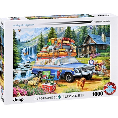 EUROGRAPHICS Пъзел Eurographics от 1000 части - Jeep: Зареждане на Wagoneer (60005867)