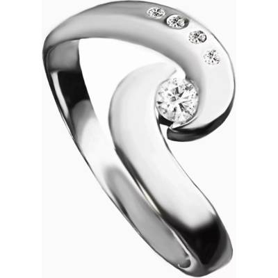 Stuchlík zlatý prsten s diamanty 015124