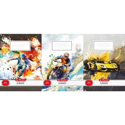 Herlitz Zošit 544 A5 linajkový/m2 mix chlapčenských motívov