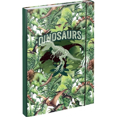 Baagl A4 Dinosaurus zelená