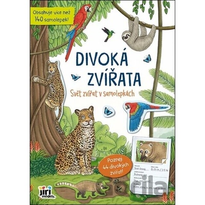 Jiří Models divoká zvířata svět zvířat v samolepkách