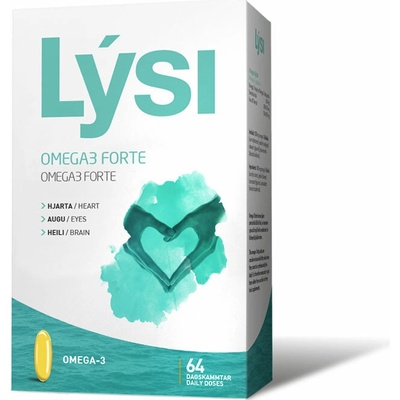 Lýsi OMEGA-3 Forte 64 kapsúl