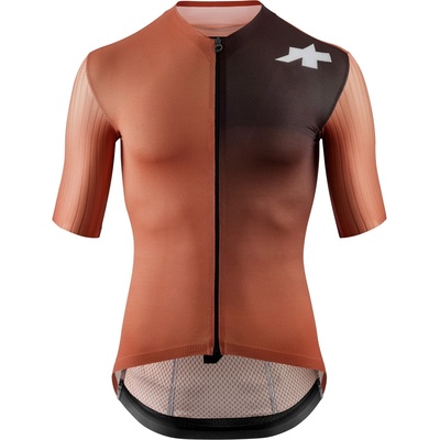ASSOS Мъжка фланелка с къс ръкав за колоездене ASSOS Equipe RS Jersey S11 Cycling jersey - Rusty Brown (056-3005-0512)