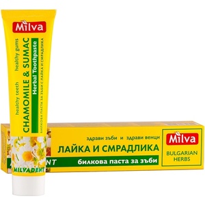 Milva Паста за зъби с лайка и смрадлика, 75 ml - ozone