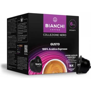 Bianchi Collezione Nero Gusto 100% Арабика 16 бр. кафе капсули система Dolce Gusto