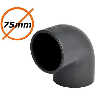 PVC koleno 90°-75mm