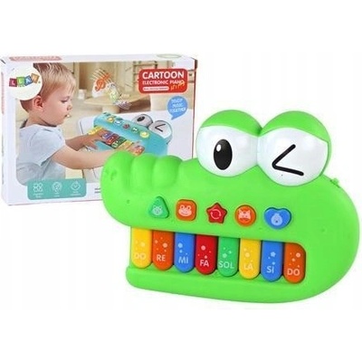 Organky Pianinko Vzdělávací Hudební Krokodýl Zelený