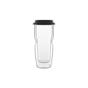 Luigi Bormioli DRINK & DESIGN - Large - Термо чаша със силиконов капак - двустенна - 460мл - 1бр - 12837 (0110500)