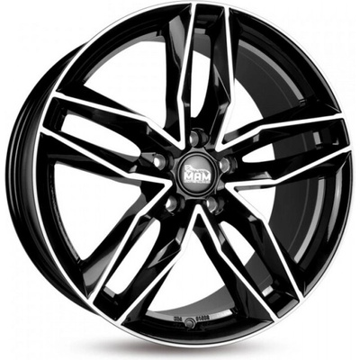 MAM RS3 8,5x19 5x112 ET30 black polished