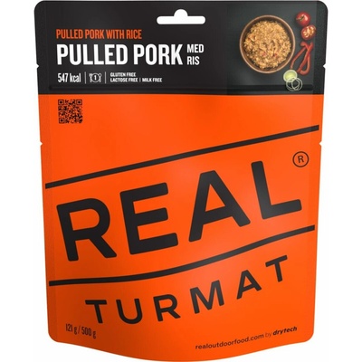 Real Turmat trhané vepřové maso s rýží 500 g