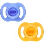 Tommee Tippee Ортодонтични залъгалки Tommee Tippee Ultra Light Stay Put, 6-18м, жълта/синя (Ultra Light Stay Put)