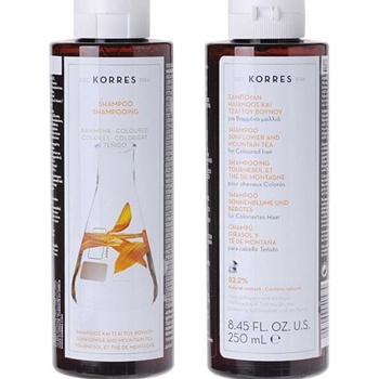 Korres šampón pre farbené vlasy so slnečnicou a Bio extrakty 250 ml