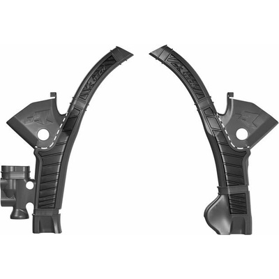 RACETECH (RTECH) kompletní kryty rámu BI-MATERIAL SUPER GRIP STARK FUTURE VARG SMX1 '23-'25 barva černá