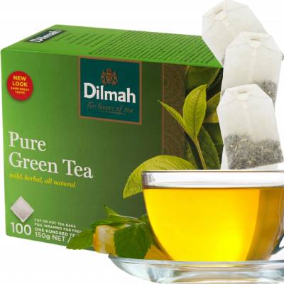Dilmah zelený čaj Pure Green Tea 100 vrecúšok