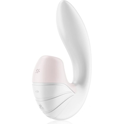 Satisfyer SUPERNOVA DOUBLE AIR PULSE вибратор със стимулиране на клитора White 14, 5 см