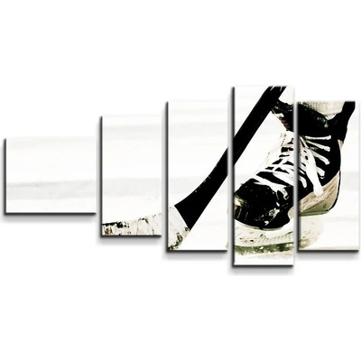 Sablio Obraz - 5-dílný Lední hokej - 100x60 cm – Hledejceny.cz