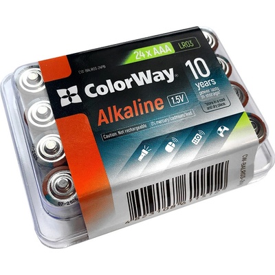 ColorWay Alkaline Power AAA 24ks CW-BALR03-24PB