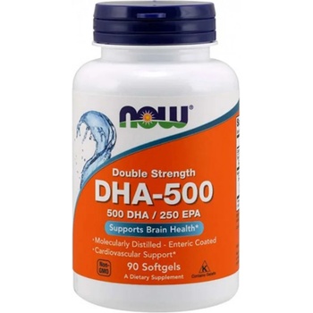NOW DHA, 500 mg, 90 капсули, Now