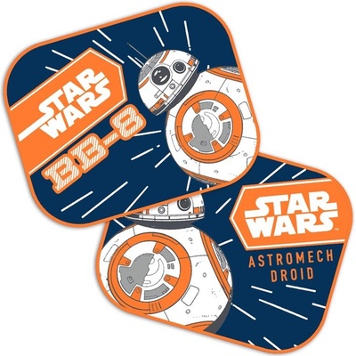 AMiO Bočné clony 44x35cm STAR WARS BB8 2ks