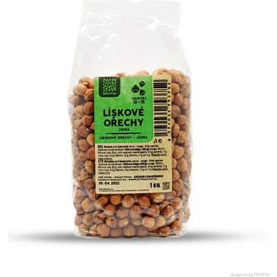 PROVITA lieskové orechy jadra 13 15 1000 g