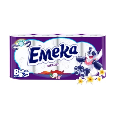Emeka тоалетна хартия Paradise 8бр (е45-09)