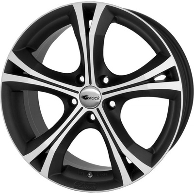 BROCK B22 8x18 5x114,3 ET47 black matt polished