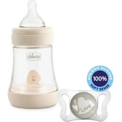 Chicco kojenecká láhev Perfect 5 silikon láhev 150 ml + Physio Micro dudlík